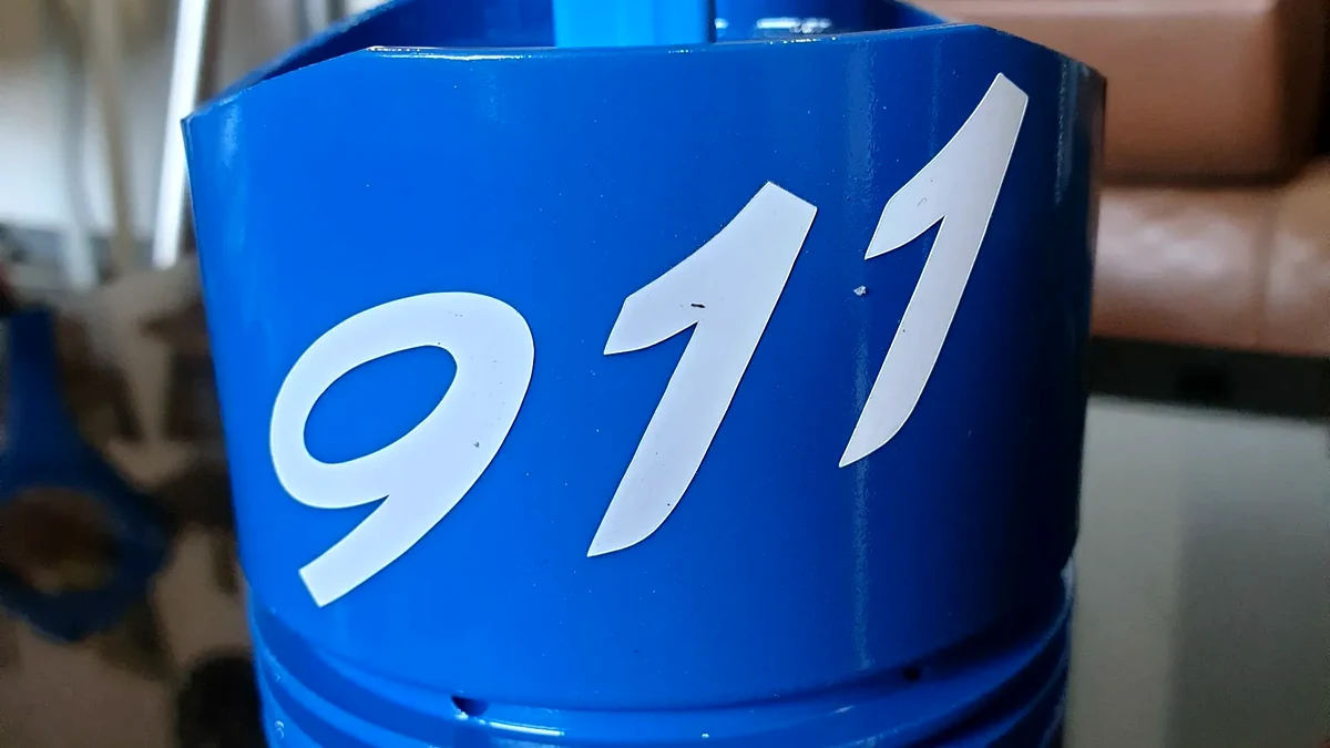 Dekoracja z tłoka Porsche 911